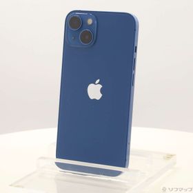 (中古)Apple iPhone13 256GB ブルー MLNM3J/A SIMフリー(377-ud)