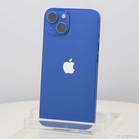 (中古)Apple iPhone13 256GB ブルー MLNM3J/A SIMフリー(198-ud)