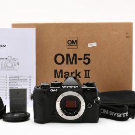 シャッター回数830回！■ほぼ新品■ OLYMPUS OM-5 Mark II ボディ ブラック