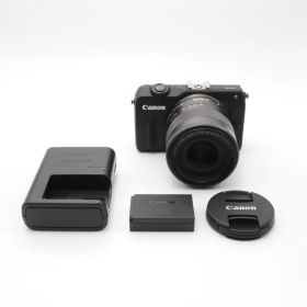 Canon EOS M2 EF-M18-55 IS STM レンズキット ブラック ミラーレス一眼カメラ 〔キヤノン EF-M マウント〕