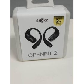 【新品未開封】SHOKZ OpenFit 2 Black ワイヤレスイヤホン