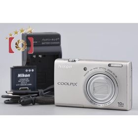 【中古】Nikon ニコン COOLPIX S6200 プラチナムシルバー コンパクトデジタルカメラ