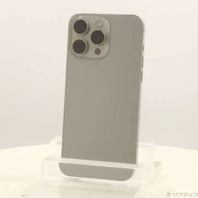 ソフマップ 〔中古品〕 iPhone15 Pro Max 256GB ナチュラルチタニウム MU6R3J／A SIMフリー【251】