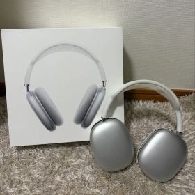Apple AirPods Max 【純正】シルバー 箱、充電器、カバー付