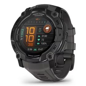 GARMIN 010-03020-30 Instinct 3 50mm AMOLED Black Bezel,Charcoal Band 防水対応