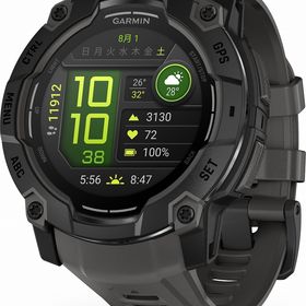 ガーミン Instinct 3 AMOLED 50mm Black / Charcoal【Suica対応】スマートウォッチ 010-03020-30[0100302030] 返品種別A
