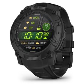 ガーミン Instinct 3 AMOLED 50mm Black / Tactical Black【Suica対応】スマートウォッチ 010-03020-80[0100302080] 返品種別A