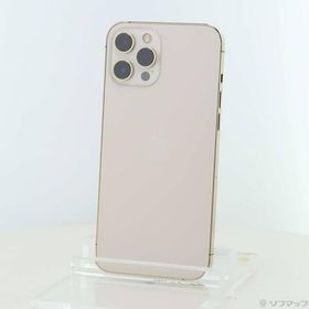 〔中古〕Apple(アップル) iPhone12 Pro Max 256GB ゴールド MGD13J／A SIMフリー〔198-ud〕