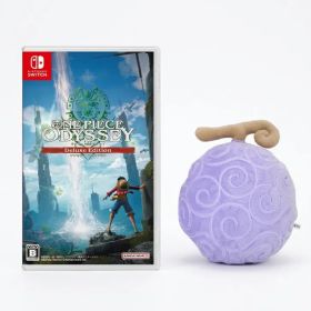 ONE PIECE ODYSSEY デラックスエディション -Switch &悪魔の実エンボスクッション(ゴムゴムの実) (ONE PIECEカードゲーム記念パック※ONE PIECEカード2枚入り 付)