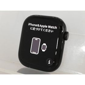 【中古】Apple Watch Series10 46mm Cellular ジェットブラックアルミニウムケース/ブラックスポーツバンド (M/L) MWY43J/A【大宮東口】保証期間１ヶ月