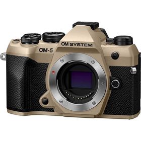 OM SYSTEM ミラーレス一眼カメラ「OM SYSTEM OM-5 Mark II」ボディー(サンドベージュ) OM-5MK2_ボデイ-_BEG 返品種別A