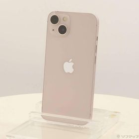 〔中古〕Apple(アップル) iPhone13 128GB ピンク MLNE3J／A SIMフリー〔269-ud〕