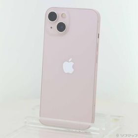 〔中古〕Apple(アップル) iPhone13 128GB ピンク MLNE3J／A SIMフリー〔258-ud〕