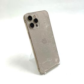 【最速発送】 iPhone 12 Pro Max 256GB ゴールド docomo SIMフリー 白ロム【難有】 80%