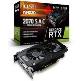 〔中古〕ELSA(エルザ) GeForce RTX 2070 S.A.C〔344-ud〕