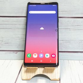 【送料無料】au SCV40 Galaxy Note9 ミッドナイトブラック 本体 白ロム SIMロック解除済み SIMフリー C153765
