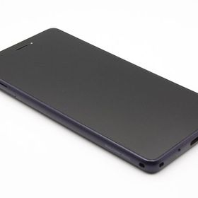 美品 Qua phone QZ KYV44 インディゴ SIMロック解除済み Aランク