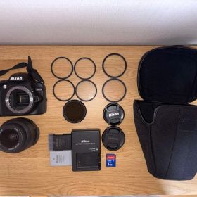 【作例あり】NIKON D3200 レンズキット+付属品多数