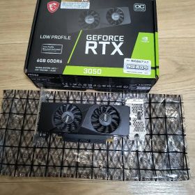 RTX3050 LP MSI製 ロープロ 補助電源不要 箱付 動作確認済 スリム