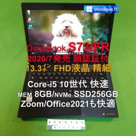 Dynabook S73/FR/i5 10210U/8G/SSD256G