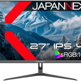 JAPANNEXT ジャパンネクスト IPSパネル採用 4K対応 27型液晶ディスプレイ/HDMI×2、DP×1/ブラック/スピーカー/2年保証 JN-IPS27U