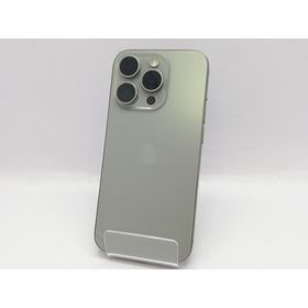 【中古】Apple au 【SIMフリー】 iPhone 15 Pro 128GB ナチュラルチタニウム MTU93J/A【立川フロム中武】保証期間１ヶ月【ランクC】