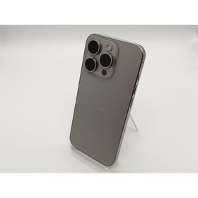 【中古】Apple SoftBank 【SIMフリー】 iPhone 15 Pro 128GB ナチュラルチタニウム MTU93J/A【三宮センター】保証期間１ヶ月【ランクC】