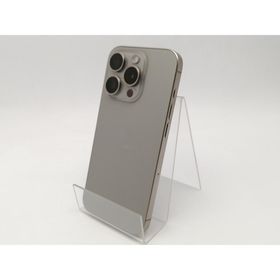 【中古】Apple 国内版 【SIMフリー】 iPhone 15 Pro 128GB ナチュラルチタニウム MTU93J/A【ECセンター】保証期間１ヶ月【ランクA】
