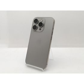 【中古】Apple docomo 【SIMフリー】 iPhone 15 Pro 128GB ナチュラルチタニウム MTU93J/A【秋葉5号】保証期間１ヶ月【ランクB】