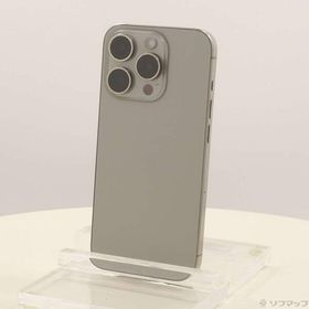 〔中古〕Apple(アップル) iPhone15 Pro 128GB ナチュラルチタニウム MTU93J／A SIMフリー〔377-ud〕