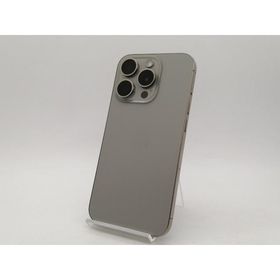 【中古】Apple 国内版 【SIMフリー】 iPhone 15 Pro 128GB ナチュラルチタニウム MTU93J/A【札幌南2条】保証期間１ヶ月【ランクB】