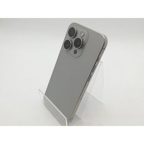 【中古】Apple 国内版 【SIMフリー】 iPhone 15 Pro 128GB ナチュラルチタニウム MTU93J/A【柏】保証期間１ヶ月【ランクA】