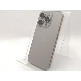 【中古】Apple 国内版 【SIMフリー】 iPhone 15 Pro 128GB ナチュラルチタニウム MTU93J/A【津田沼】保証期間１ヶ月【ランクA】