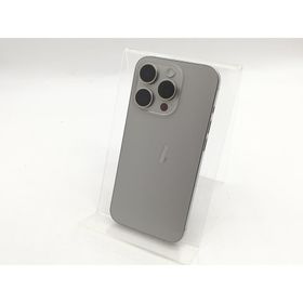 【中古】Apple 国内版 【SIMフリー】 iPhone 15 Pro 128GB ナチュラルチタニウム MTU93J/A【福岡天神】保証期間１ヶ月【ランクA】
