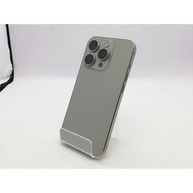 【中古】Apple 国内版 【SIMフリー】 iPhone 15 Pro 128GB ナチュラルチタニウム MTU93J/A【立川フロム中武】保証期間１ヶ月【ランクA】