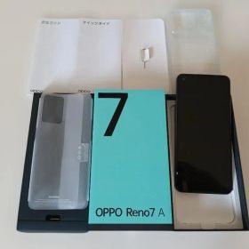 【美品】OPPO Reno7A / SIMフリー / スターリーブラック