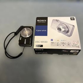 SONY Cyber-shot DSC-WX30 ブラック 本体 携帯ケース付き