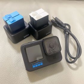 【動作確認済み】GoPro HERO10 ブラック バッテリー4個 充電ケーブル