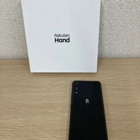 ＃【初期化済】Rakuten Hand P710 ブラック 楽天ハンド 本体 箱付き 充電器無し 充電残量7割程【スマホ、パソコン1】【4】