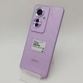 【中古】Oppo ymobile 【SIMフリー】 OPPO Reno11 A コーラルパープル 8GB 128GB【府中ル・シーニュ】保証期間１ヶ月【ランクB】