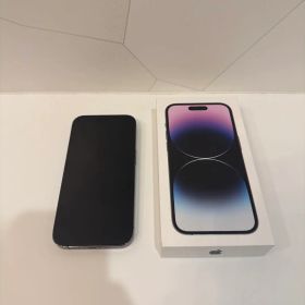 100% Apple iPhone 14Pro 本体ディープパープル 256GB