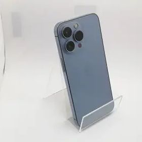 【中古】Apple docomo 【SIMフリー】 iPhone 13 Pro 256GB シエラブルー MLUU3J/A【秋葉3号】保証期間１ヶ月【ランクC】