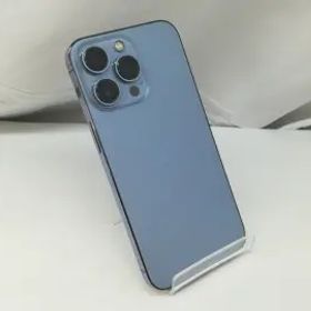 【中古】Apple au 【SIMフリー】 iPhone 13 Pro 256GB シエラブルー MLUU3J/A【札幌】保証期間１週間【ランクC】