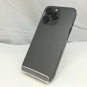 【中古】Apple au 【SIMフリー】 iPhone 13 Pro 128GB グラファイト MLUE3J/A【札幌】保証期間１週間【ランクC】