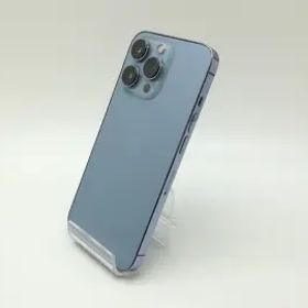 【中古】Apple docomo 【SIMフリー】 iPhone 13 Pro 256GB シエラブルー MLUU3J/A【新橋】保証期間１ヶ月【ランクC】
