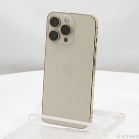 (中古)Apple iPhone13 Pro 128GB ゴールド MLUH3J/A SIMフリー(344-ud)