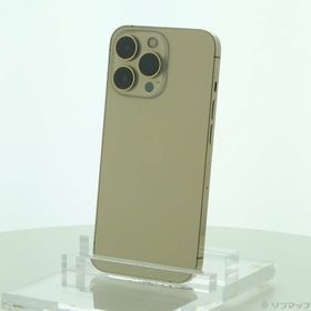 (中古)Apple iPhone13 Pro 128GB ゴールド MLUH3J/A SIMフリー(262-ud)