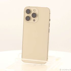 (中古)Apple iPhone13 Pro 128GB ゴールド MLUH3J/A SIMフリー(368-ud)