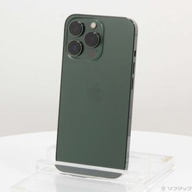 (中古)Apple iPhone13 Pro 256GB アルパイングリーン MNDY3J/A SIMフリー(198-ud)