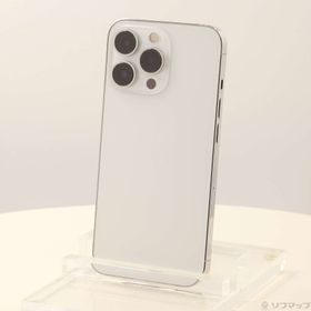 (中古)Apple iPhone13 Pro 128GB シルバー MLUF3J/A SIMフリー(348-ud)